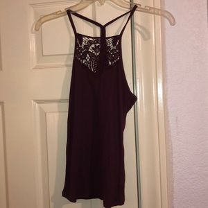 Aeropostale maroon tank top